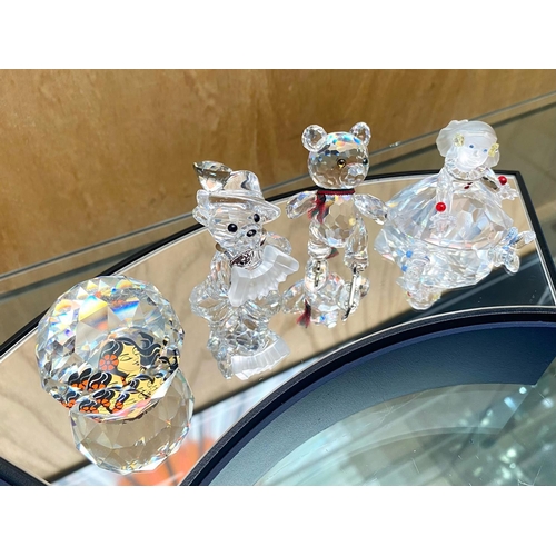 717 - Swarovski Interest. Comprises 1/ Small Bear Playing the Concertina. Complete with Box and Certificat... 