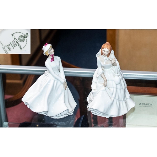 719 - Royal Doulton Figures (2) -  Barbara H.N 2962, Mary H.N 2374 A/F.