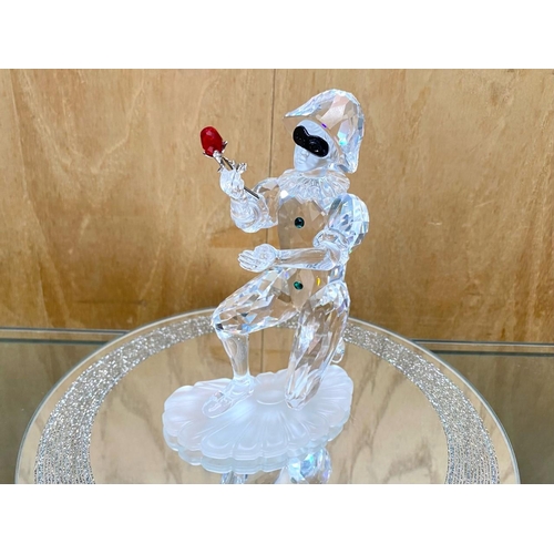 740 - Swarovski Interest. Masquerade Harlequin Figure. Excellent Condition, With Outer Box and Inner Box (... 