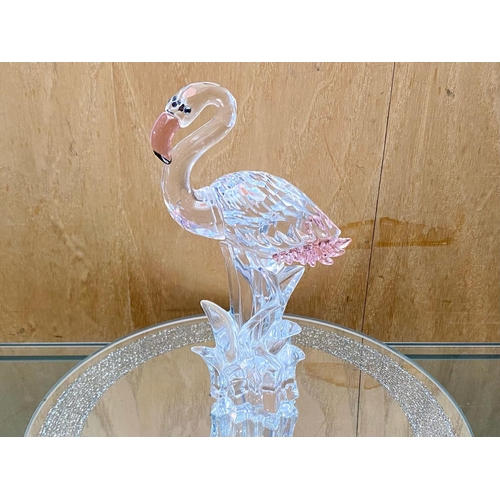 745 - Swarovski Interest. Pink Flamingo. With Box, Certificate and Outer Box. A 7670 NR 000 003. Figure In... 