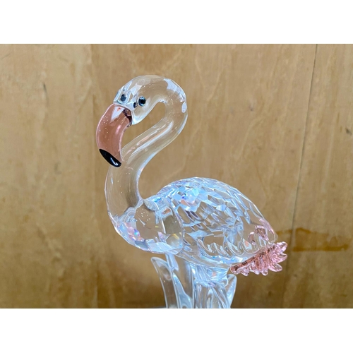 745 - Swarovski Interest. Pink Flamingo. With Box, Certificate and Outer Box. A 7670 NR 000 003. Figure In... 