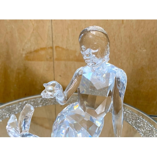 749 - Swarovski Interest. ' Mermaid ' Figure With Certificate, Outer Box and Inner Box. Excellent Conditio... 