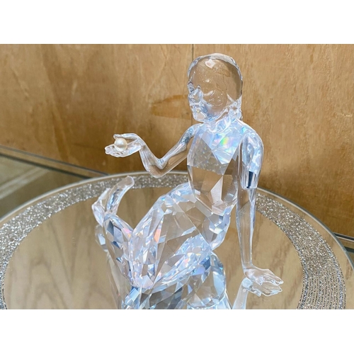 749 - Swarovski Interest. ' Mermaid ' Figure With Certificate, Outer Box and Inner Box. Excellent Conditio... 