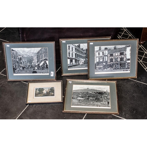 932 - Collection of Four Limited Edition Prints of Preston by John Baron Nuttall, all pencil signed by the... 