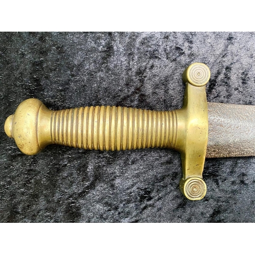 1322 - A French 1831 Artillery Soldiers Briquet Short Sword or Gladius. Overall length 25 inches.