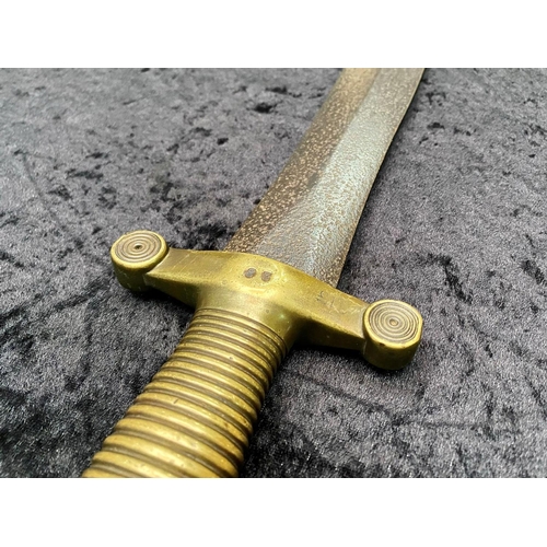 1322 - A French 1831 Artillery Soldiers Briquet Short Sword or Gladius. Overall length 25 inches.