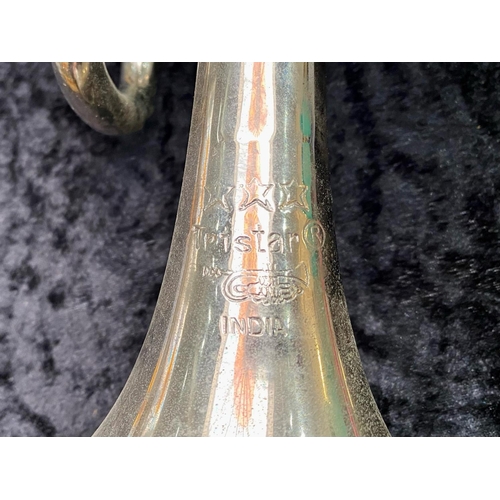 1360 - Vintage Silver Plated Trumpet