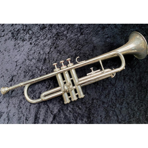 1360 - Vintage Silver Plated Trumpet