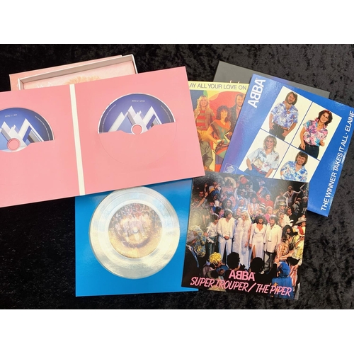 1374 - ABBA Interest. Includes 1/ Super Trouper - The Singles 3 x Coloured 7 Inch Box Set. Limited Edition ... 