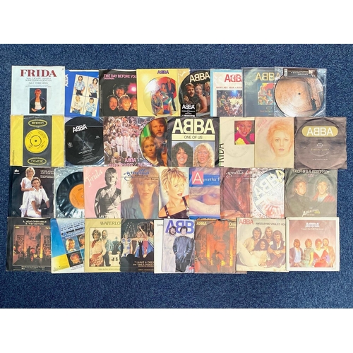 1381 - ABBA Interest. Large Box Of ABBA Records / Tapes & CD's. An Example - The Best of ABBA, The Winner T... 