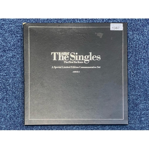 1387 - ABBA Interest. ABBA The Singles - The First Ten Years - A Special Limited Edition Commemorative Reco... 