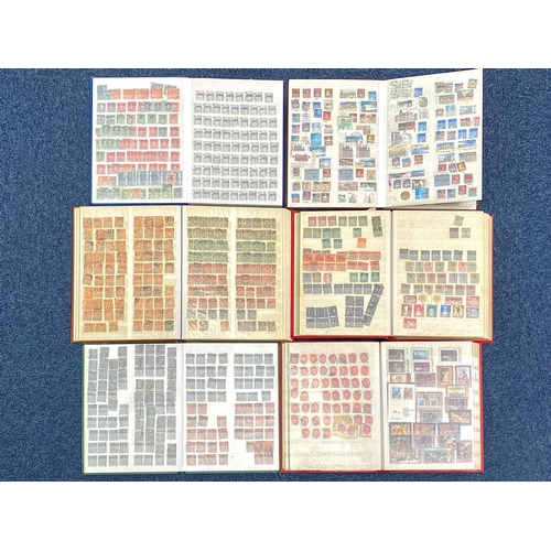 1404 - Stamp Interest - Six Stock Books of Predominantly German Stamps, with some Russian and Commonwealth ... 