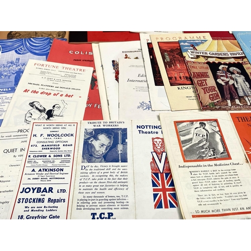 1463 - Theatre Programmes. Various Venues 1940's - 1960's. Top Stars In Some of the Cast, Includes Vivien L... 