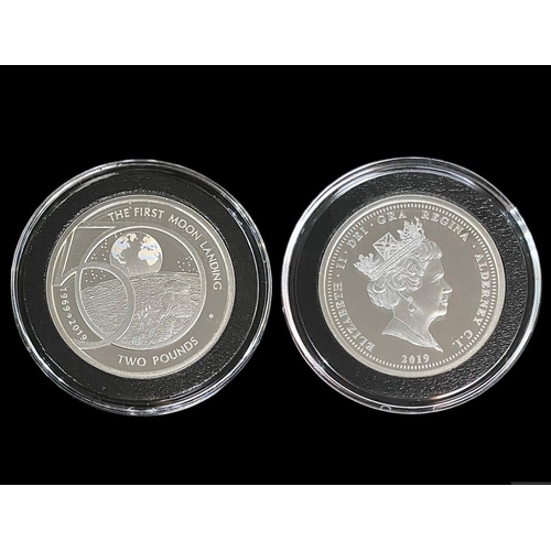 181 - The 50th Anniversary of the Moon Landing (The First) Solid Silver Proof Coin Collection.  Purity of ... 