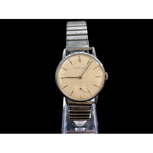 187 - Girard Perregaux Gents Steel Cased Mechanical Wristwatch with steel expanding bracelet date 1958. Di... 