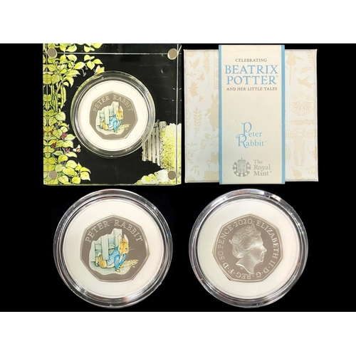 282 - Royal Mint Issue Celebrating Beatrix Potter and Her Little Tales - 3 Sterling Silver Proof Struck 50... 