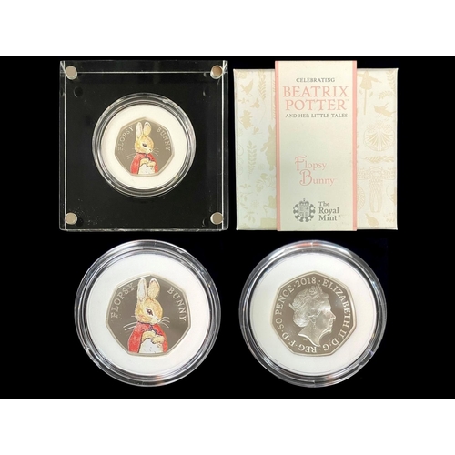 282 - Royal Mint Issue Celebrating Beatrix Potter and Her Little Tales - 3 Sterling Silver Proof Struck 50... 