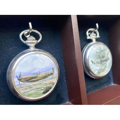 319 - Air Force Interest. Superb Collection of Air Force Pocket Watches, Housed In Its Wooden Case, All wi... 