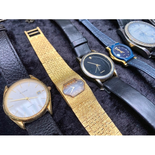 485 - Collection of Watches, to include manual, automatic and quartz, makes to include Apex, Blandford, Av... 