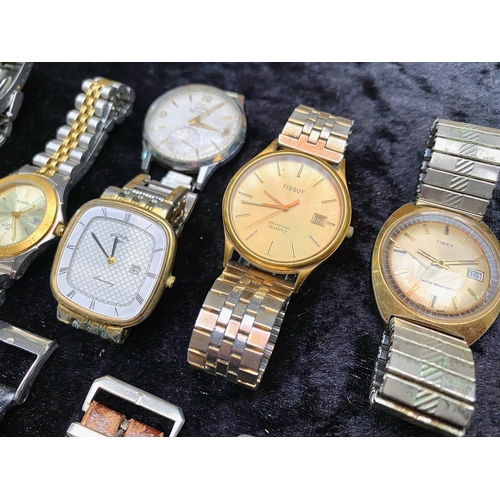 485 - Collection of Watches, to include manual, automatic and quartz, makes to include Apex, Blandford, Av... 