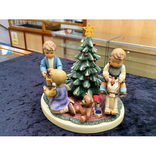 628 - Hummel Christmas Figurine, 'The Magic of Christmas' measures 7'' x 6''.  Made under licence by Danbu... 