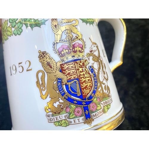 635 - Spode Bone China Tankard commemorating The Silver Jubilee with original box as new condition.