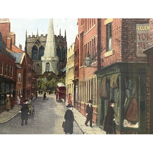 901 - Tom Dodson Limited Edition Coloured Print. Titled ' The Church ' Number 52/500. Picture Size 46cm x ... 