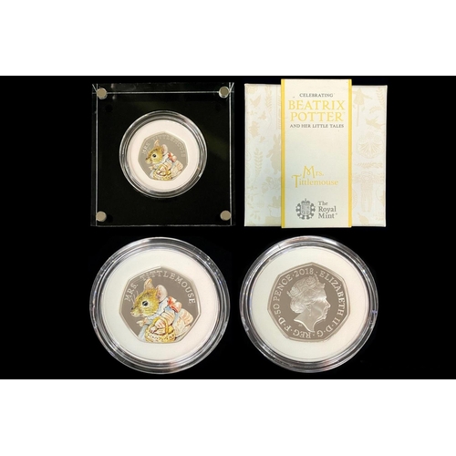 281 - Royal Mint Issue Celebrating Beatrix Potter and Her Little Tales - 3 Sterling Silver Proof Struck 50... 