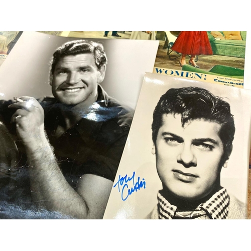 1459 - Film - TV Autographs on Photographs. Top Stars Noted Includes Sean Connery, Christopher Lee, Terry S... 