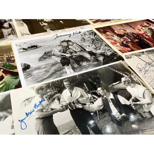 1459 - Film - TV Autographs on Photographs. Top Stars Noted Includes Sean Connery, Christopher Lee, Terry S... 