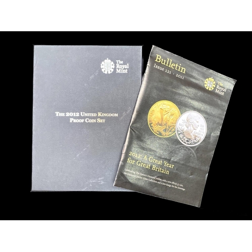 330 - 2012 United Kingdom Royal Mint Proof Coin Set, celebrating the Queen's Diamond Jubilee, with a new o... 