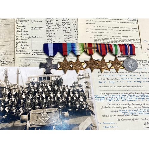 1300 - Distinguished Service Cross, attributable group of seven medals.  To include Service Cross, 1939-45 ... 