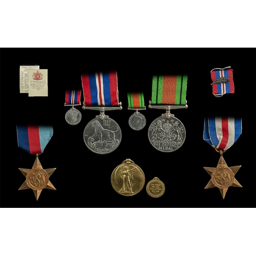 1306 - World War II Military Medals ( 4 ) In Total. Not Named. Comprises 1/ 1939 - 1945 Defence Medal. 2/ 1... 