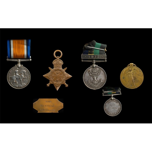 1309 - World War I Military Interest. Three WWI related medals awarded to 10498 PTE R Cooper Gordon Highlan... 