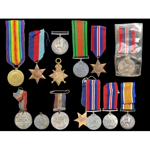 1317 - Military Interest - A Small Collection of Medals, including three Great War Medals, seven World War ... 