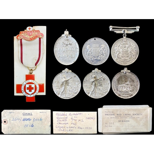 1319 - Collection of Replica WWII Medals, comprising Canadian Volunteer Service Medal, George VI Royal Nava... 