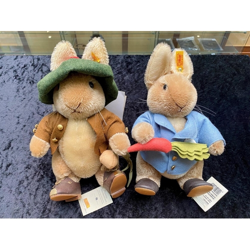 Two Steiff Beatrix Potter Toys, comprising Peter Rabbit No. 660481, and ...