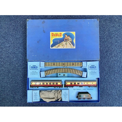 1585 - Hornby Vintage Dublo Electric Passenger Train Set, 'Duchess of Montrose' made by Meccano, with track... 