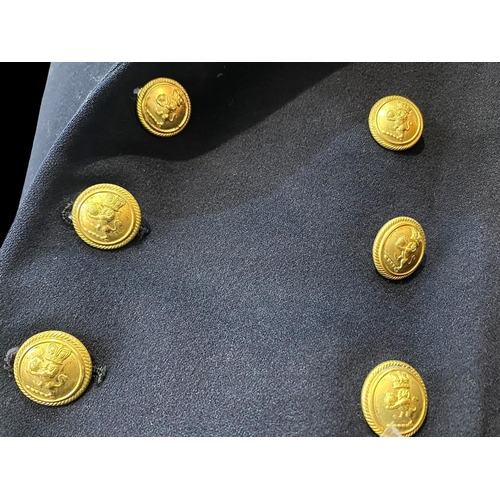 1598 - Navy Interest - Royal Naval Jacket & Hat, with a collection of badges.