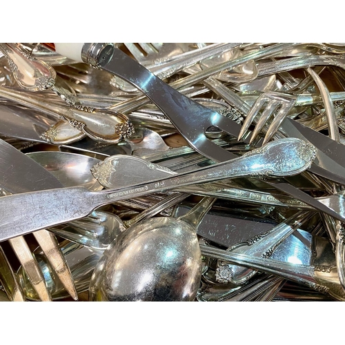 452 - Large Collection of Good Quality Silver Plated Ware, to include three silver plated tea pots, sugar ... 