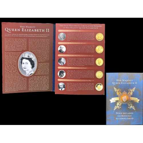 481 - The London Mint H.M Queen Elizabeth II 90th Birthday Gold Coin Proof Set In Original Folder and All ... 