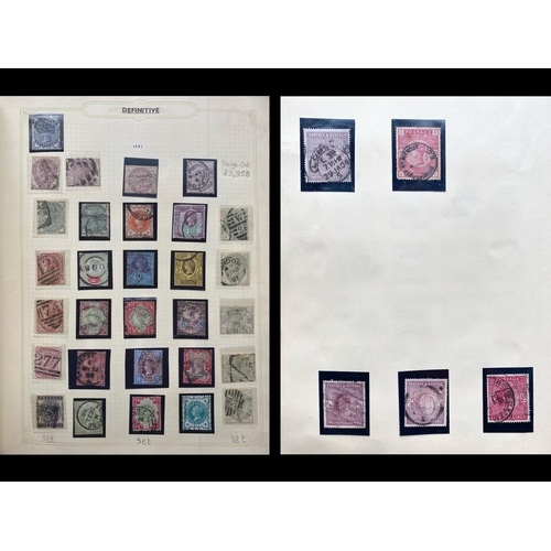 1351 - Stamps Interest GB Collection In Album 1841-1952 Wilding Set mint + fine used 1841 - 2d just 4 margi... 