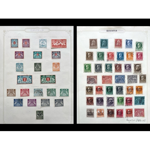 1352 - Stamps Interest Germany 1872 - 1940's mint or used in album collection with sets or part sets etc, +... 