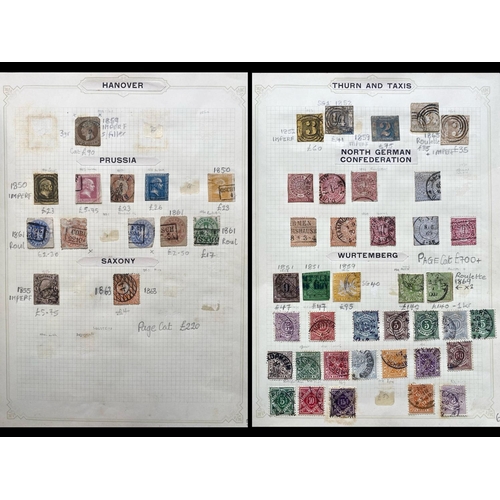 1352 - Stamps Interest Germany 1872 - 1940's mint or used in album collection with sets or part sets etc, +... 