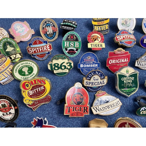 1380 - Collection of Beer Pump Signs, all assorted breweries, approx. 160 in total.