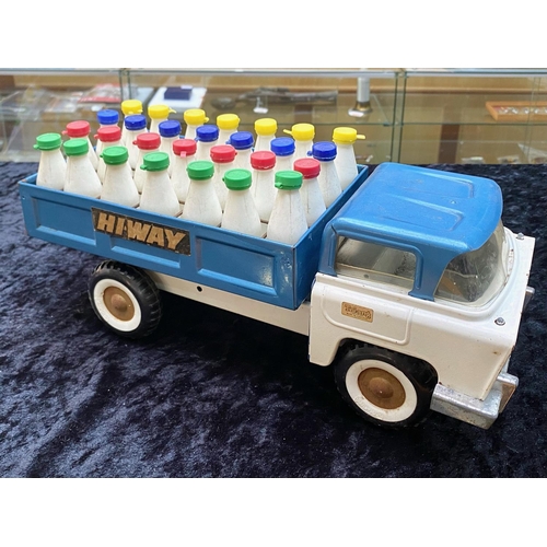 1506 - Vintage Triang Milk Truck, Original Vintage Milk float Truck Model By Tri-ang HI-WAY text on the sid... 