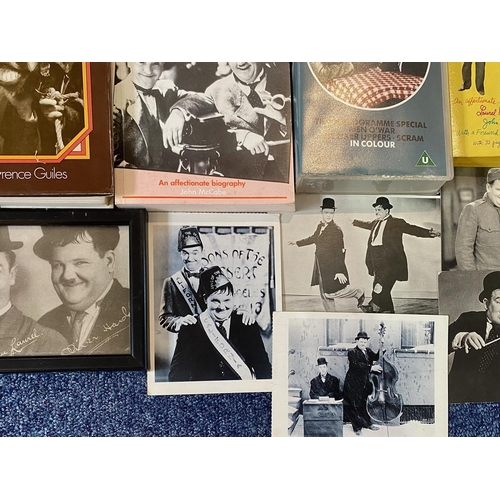 1556 - Laurel & Hardy Interest - Collection of Laurel & Hardy Memorabilia, to include assorted books, biogr... 