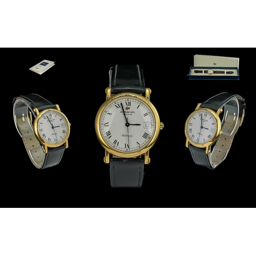 178 - Raymond Weil Geneve Automatic Gold on Steel Wrist Watch, Ref No. 2833 - Z532454.  As new condition, ... 