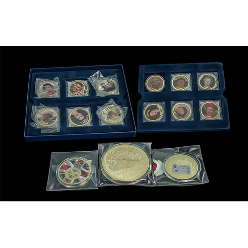 488 - The Westminster Mint - The Decades of Queen Elizabeth II Series ( 6 ) Coins - Complete Set, Boxed wi... 