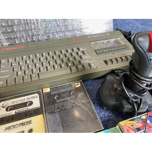 1566 - Sinclair ZX Spectrum 2 Console, with approx. 100 games, controllers, accessories, etc.